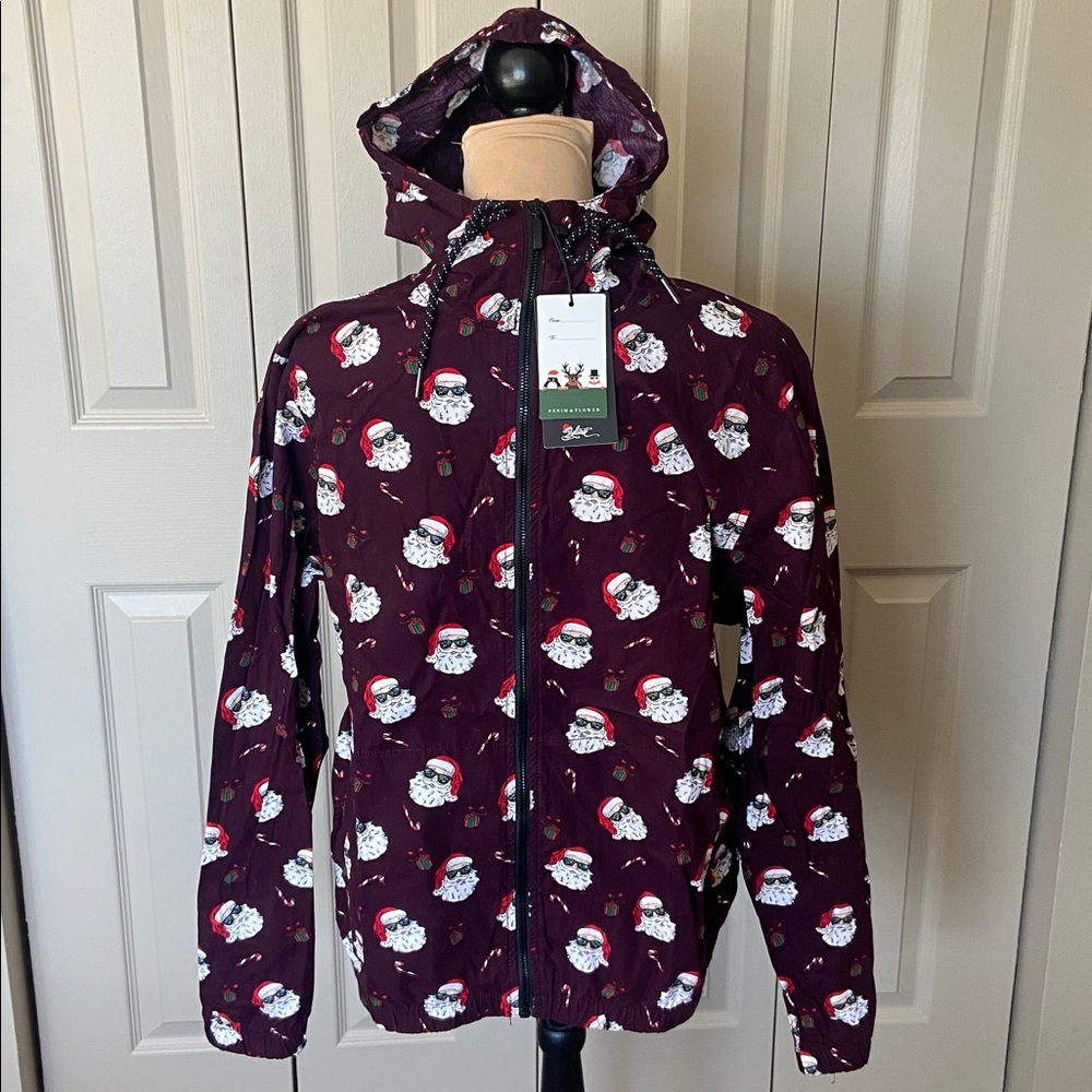 Denim & Flower NWT Ricky Singh Santa Claus Christmas Jacket Men's Size Medium